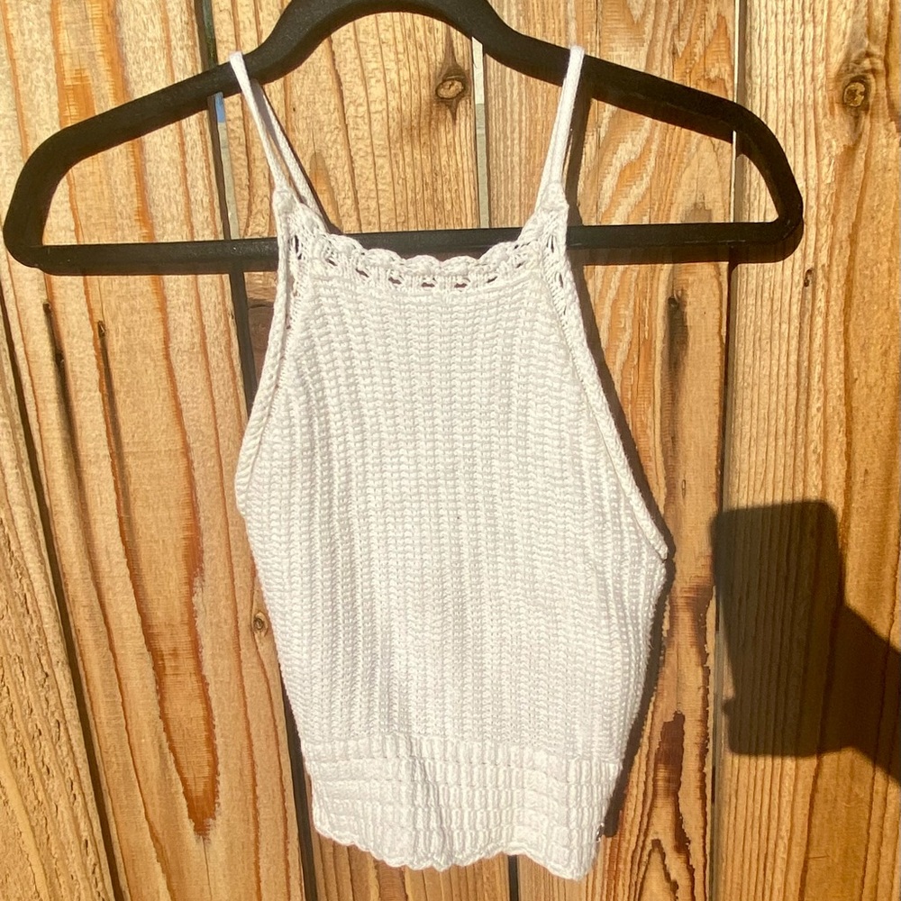 Knit halter top